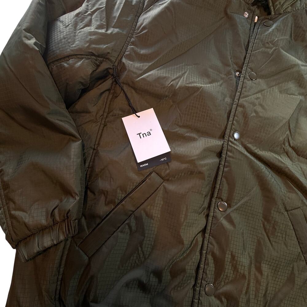 Aritzia TNA Coaches Jacket Olive - Small - Picture 3 of 7